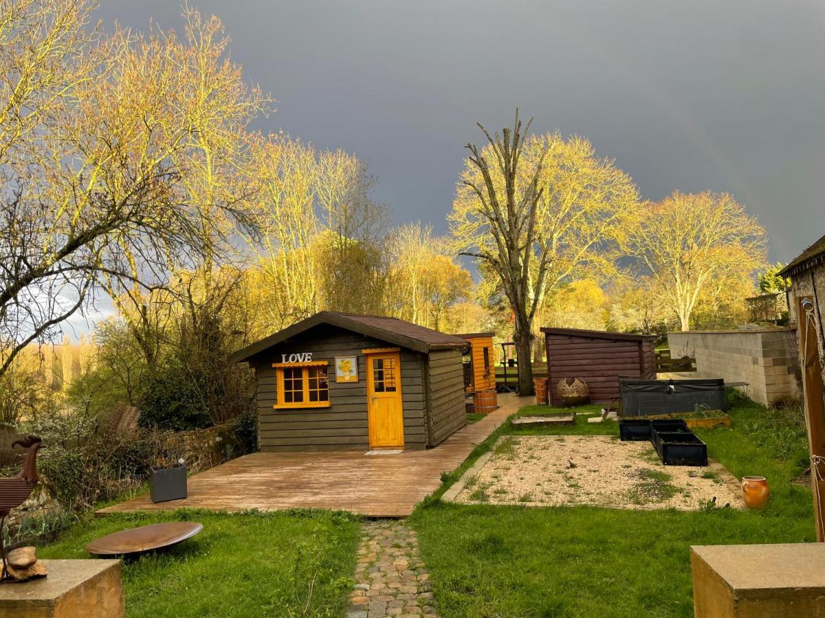 O Et Terre, Gite Ressourcement Bains Spa Cryo Sauna Et Foret Dormelles Luaran gambar